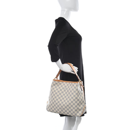 Louis Vuitton Damier Azur Delightful PM Pink 2 of 10