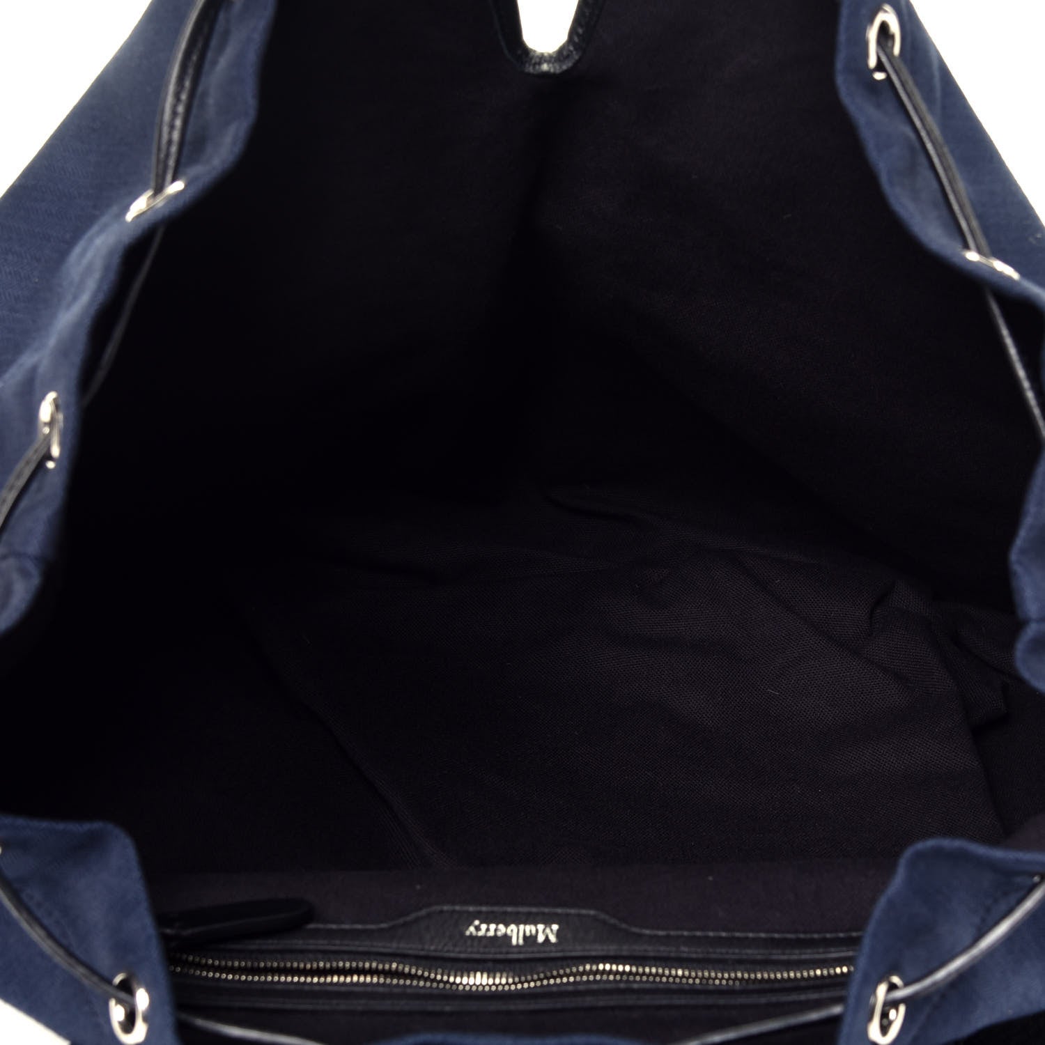 Mulberry Canvas Calfskin Welbeck Backpack Navy Black 4 of 9