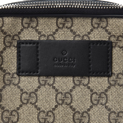 Gucci GG Supreme Monogram Web Belt Bag Black 6 of 9