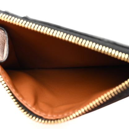 Celine Triomphe Canvas Zipped Card Holder Tan 5 of 6