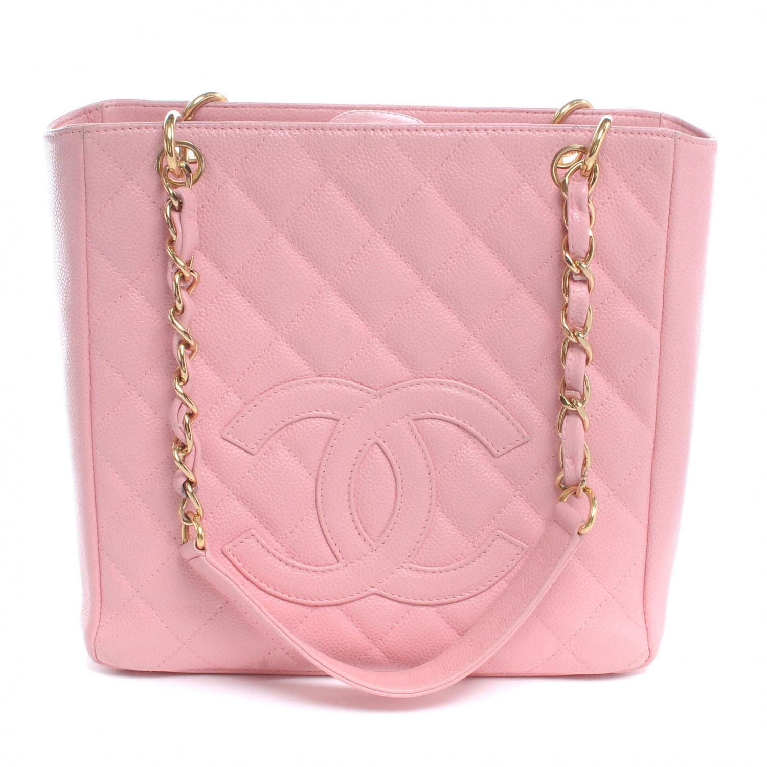 Chanel Caviar Petit Shopping Tote PST Pink 1 of 7