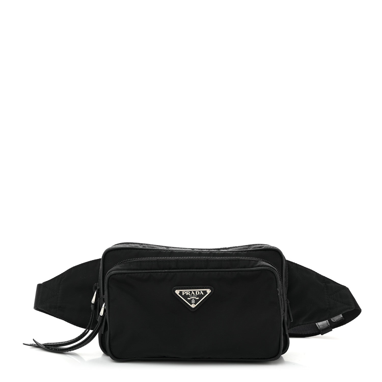 Prada Tessuto Nylon Belt Bag Black 1 of 12