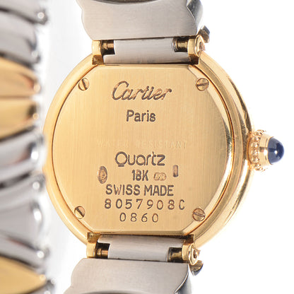 Cartier Stainless Steel 18K Yellow Gold 24mm Baignoire Quartz Watch 4 of 5