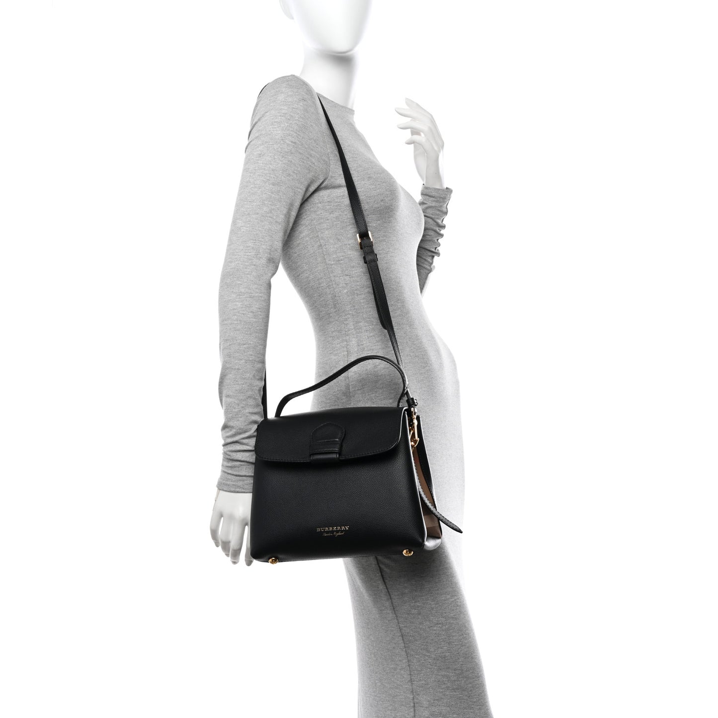 Derby Calfskin House Check Small Camberley Black
