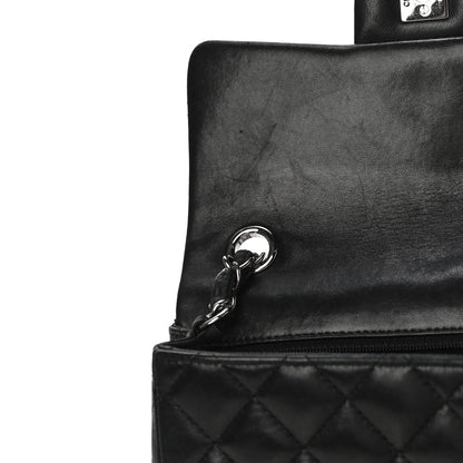 Chanel Lambskin Quilted Valentine Charms Mini Rectangular Flap Black 13 of 22