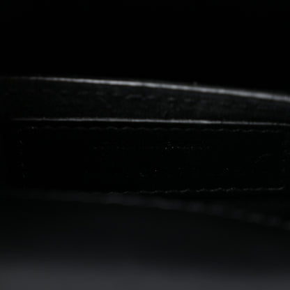 Saint Laurent Calfskin Medium Monogram Sunset Satchel Black 7 of 16