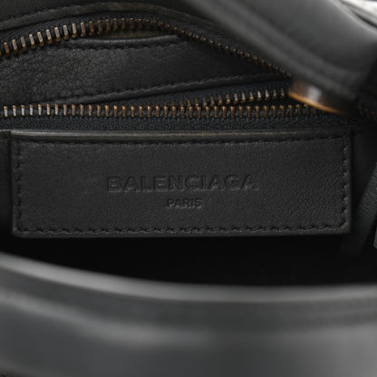 Balenciaga Veau Soyeux Perforated Blackout Hardware Mini City Gris Fossile 6 of 10