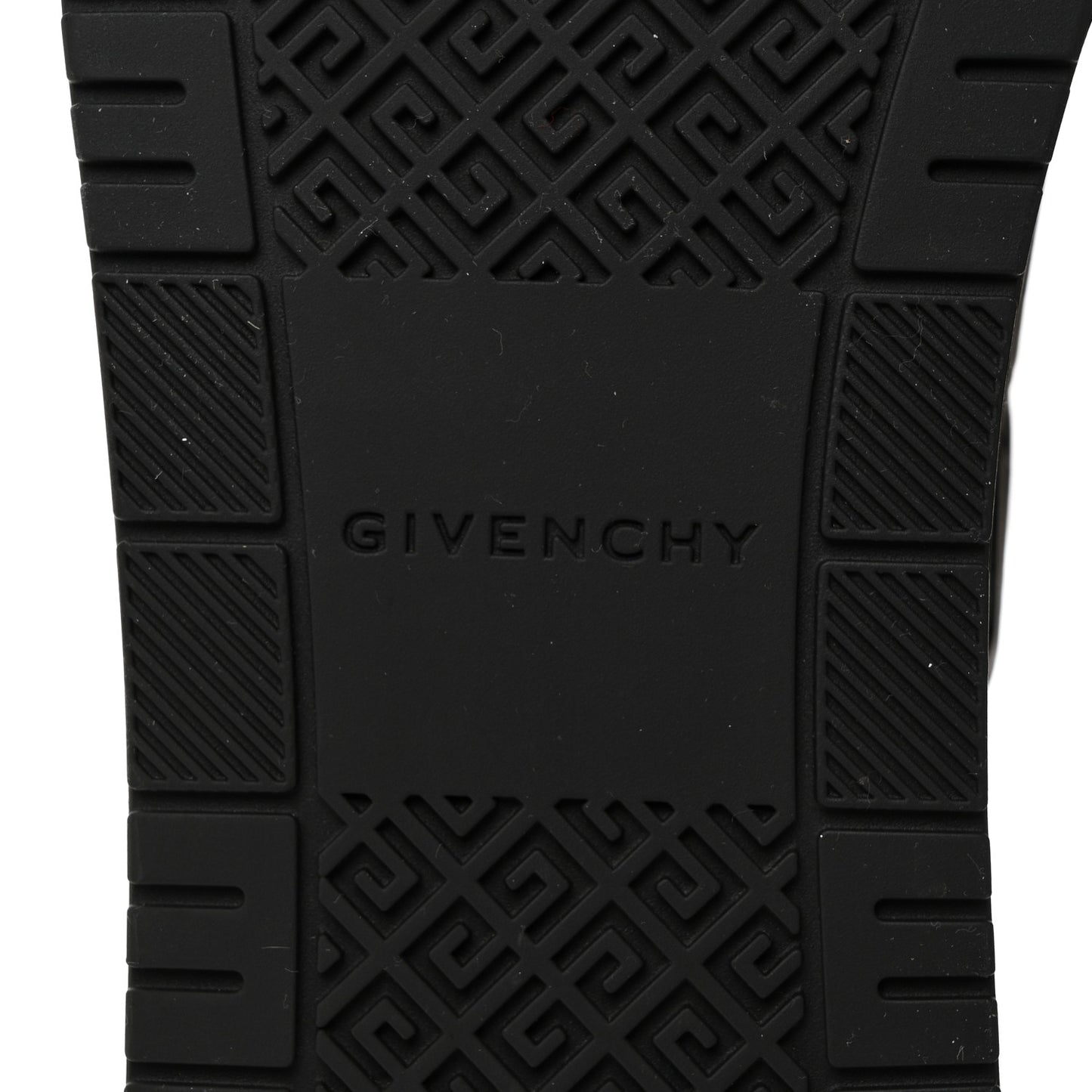 Calfskin G4 Logo Embossed Mens Sneakers 44 Black