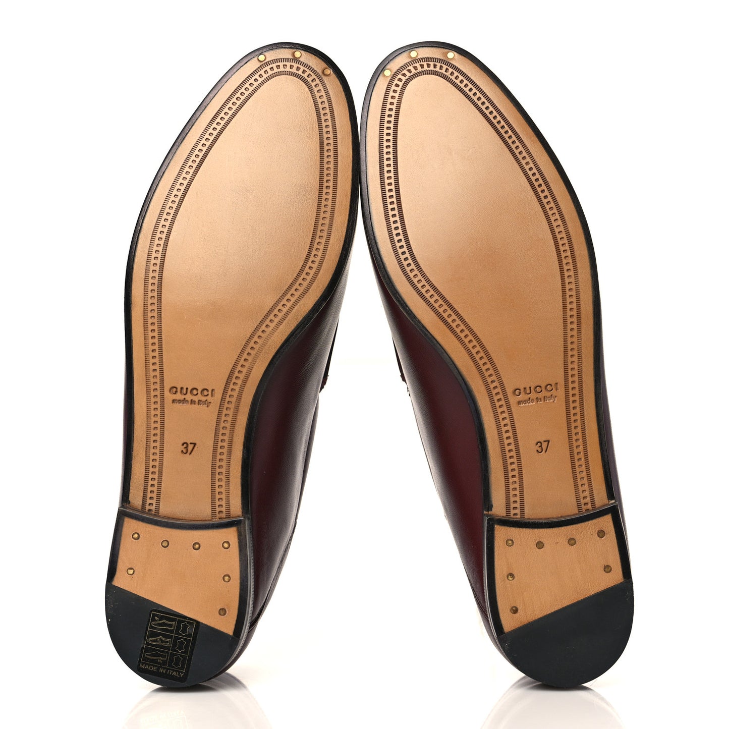 Lambskin Womens Brixton Horsebit Loafers 37 Vintage Bordeaux