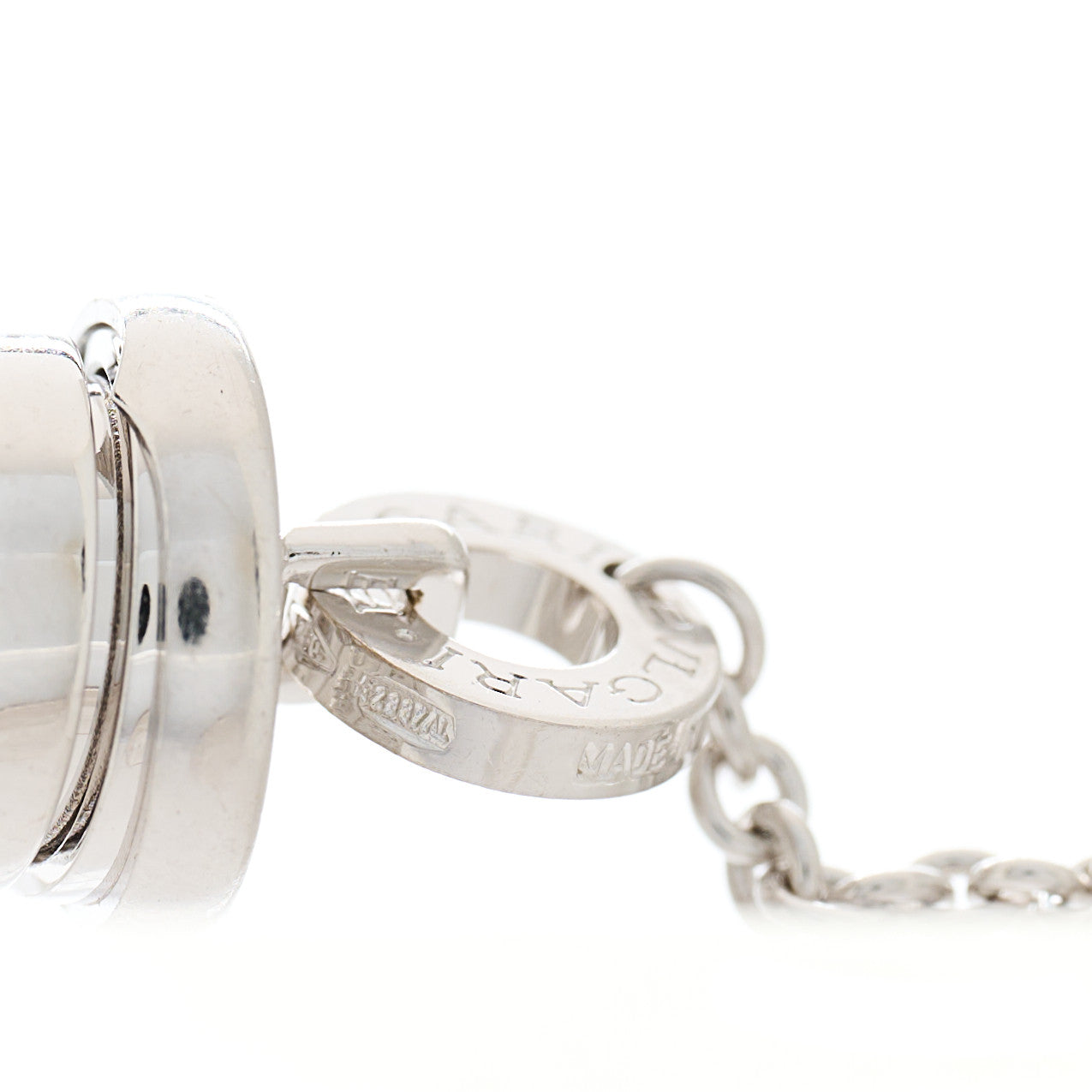 18K White Gold Diamond B.Zero1 Drop Earrings