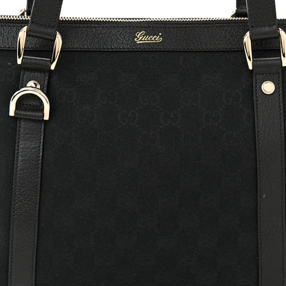 Gucci Monogram Medium Abbey Tote Black 8 of 11