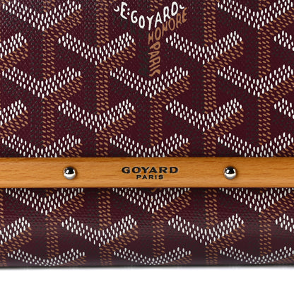 Goyard Goyardine Monte Carlo Bois Clutch Bordeaux 7 of 9