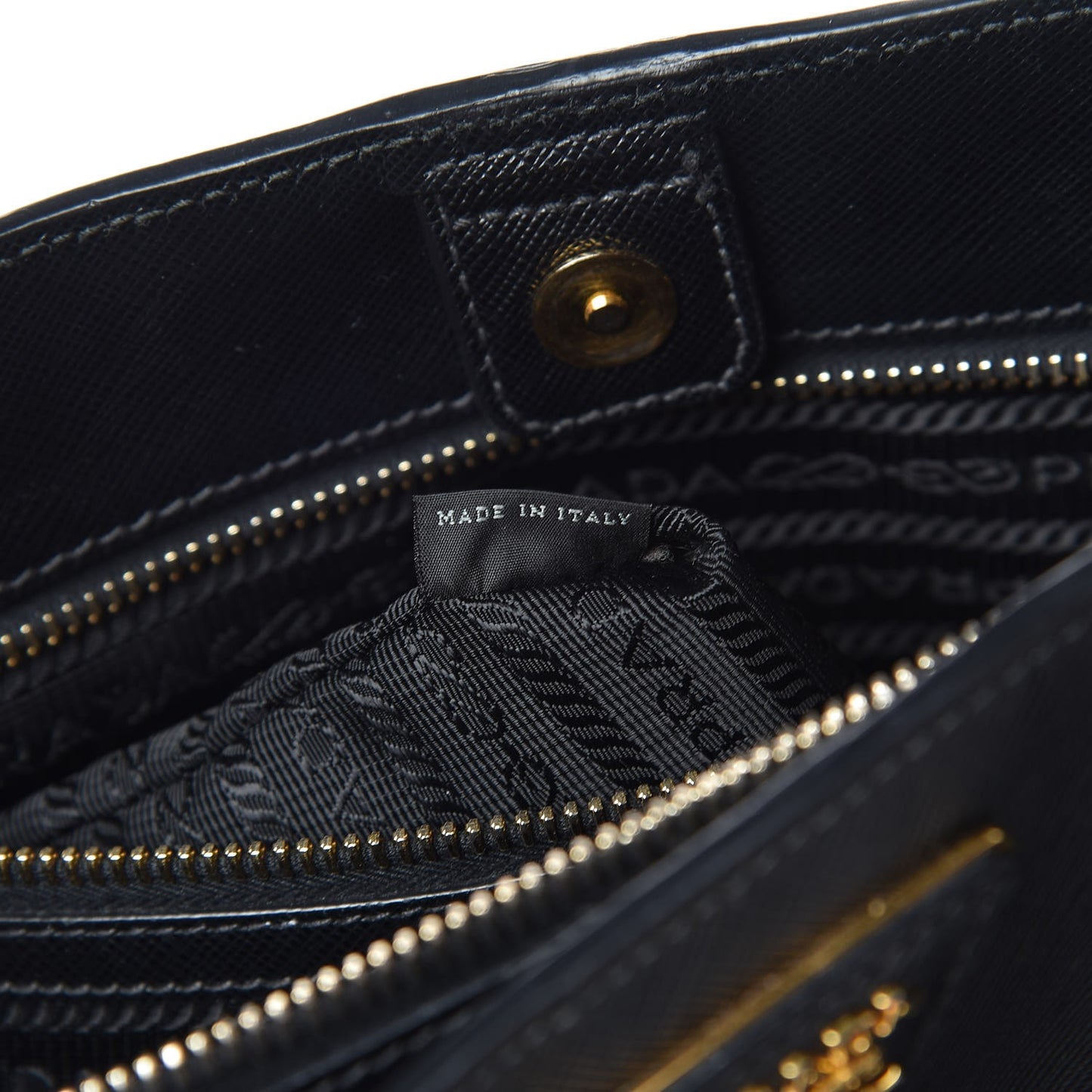 Saffiano Lux Medium Tote Nero Black