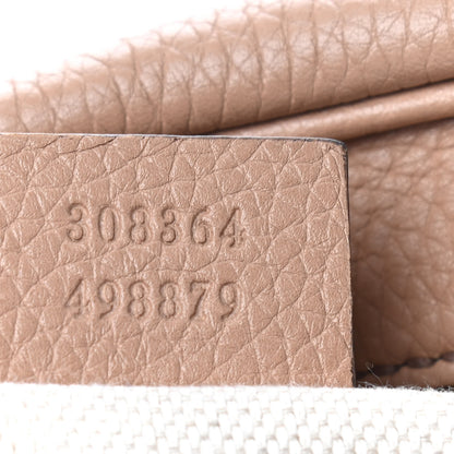 Gucci Pebbled Calfskin Small Soho Disco Bag Camelia 9 of 12