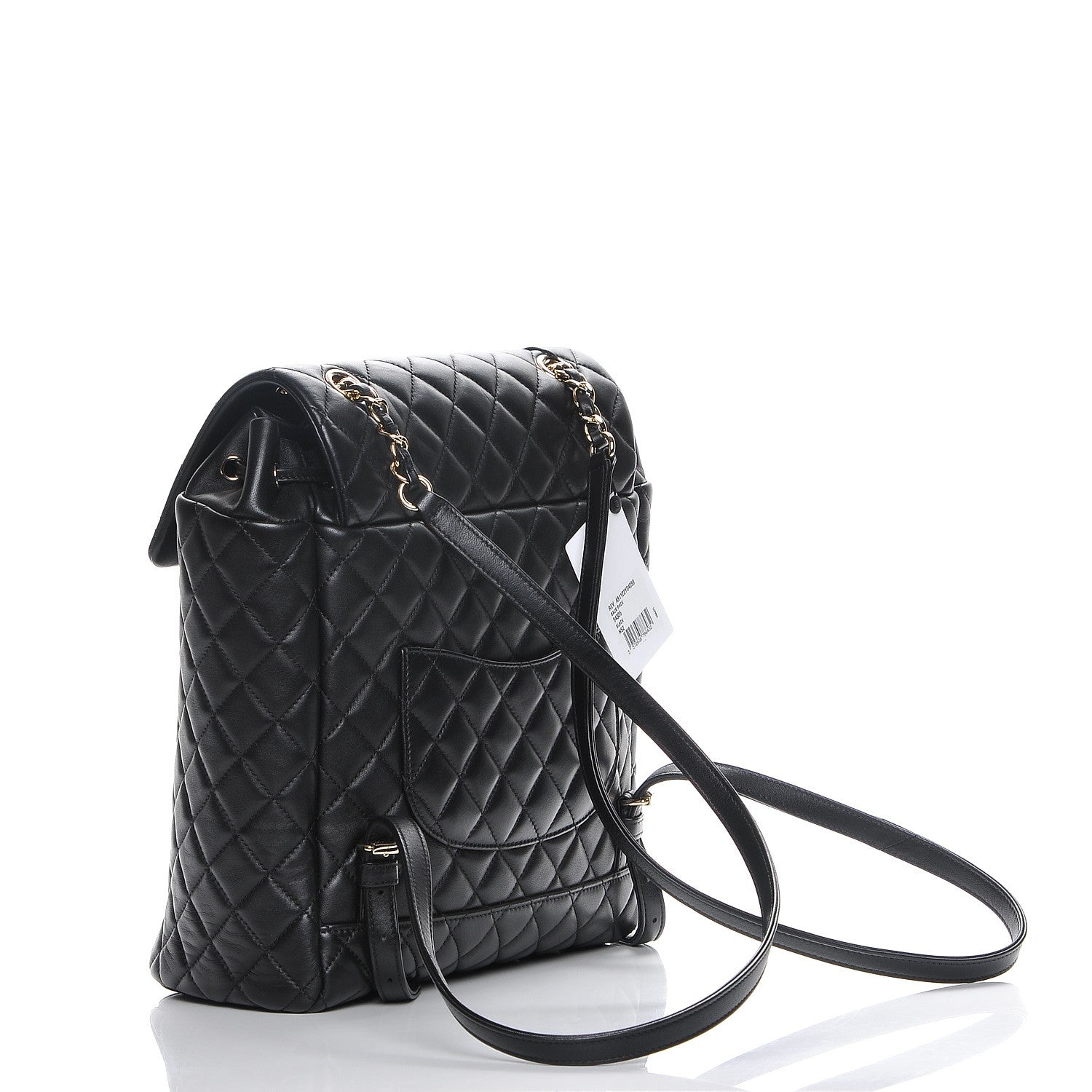 Chanel Lambskin Quilted Large Urban Spirit Backpack Black 3 of 8