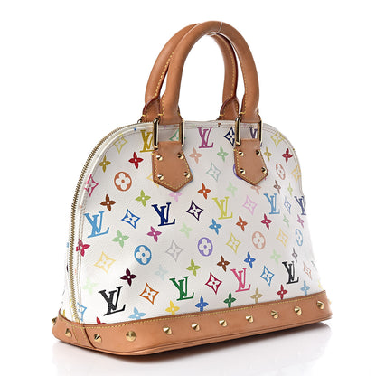 Louis Vuitton Monogram Multicolor Alma White 3 of 11