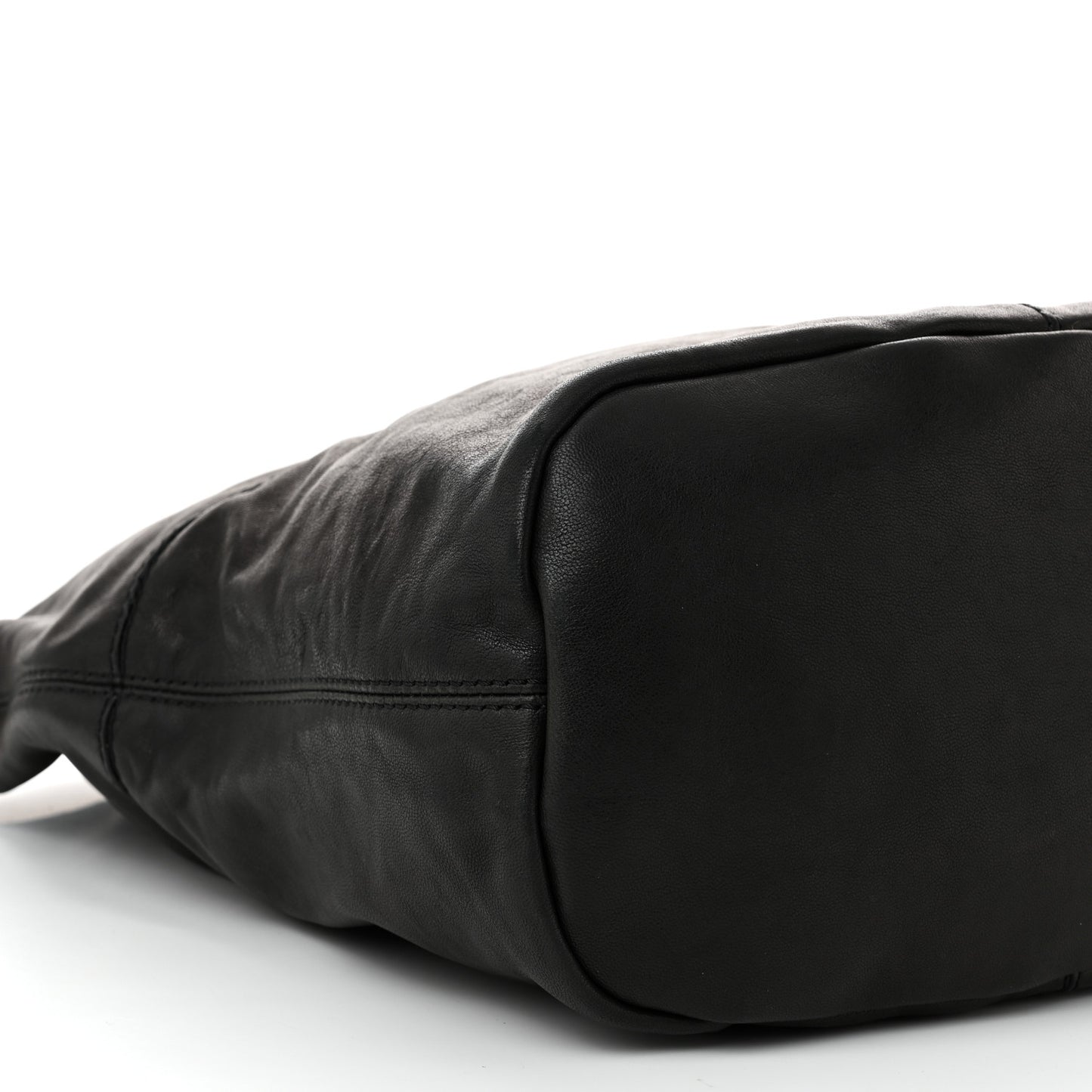 Lambskin Nightingale North South Tote Black