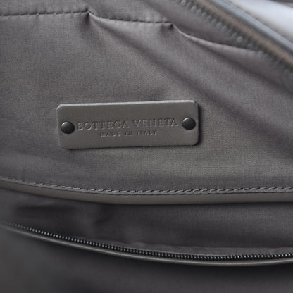 Bottega Veneta Calfskin Intrecciato Oculus Duffel Bag New Steel 6 of 9