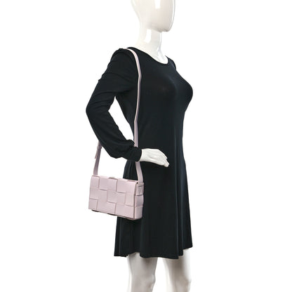 Bottega Veneta Lambskin Maxi Intrecciato Cassette Crossbody Bag Bliss Washed 2 of 8