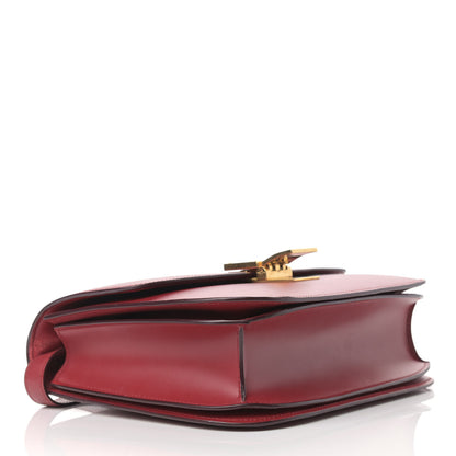 Celine Box Calfskin Medium Classic Box Flap Bag Red 4 of 14