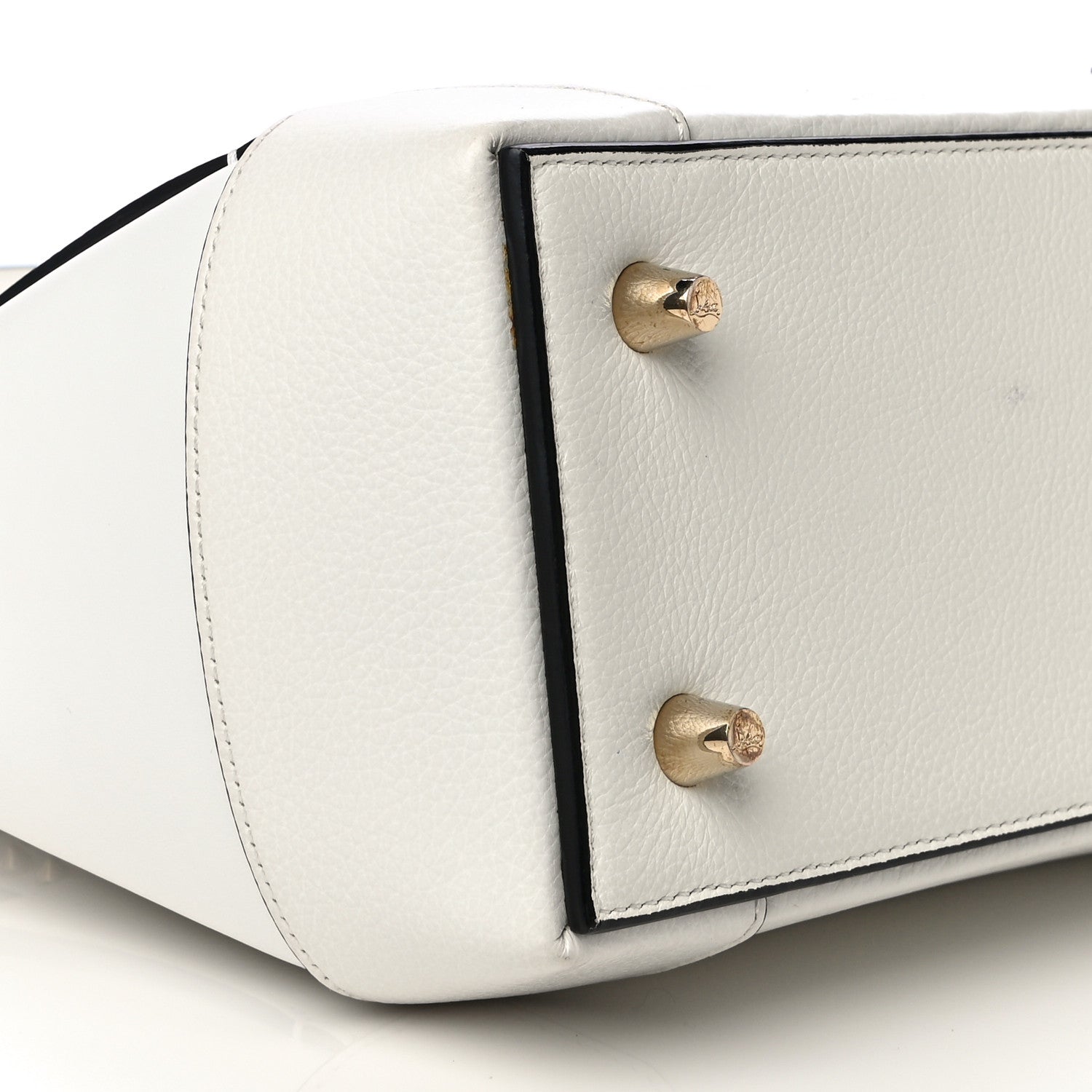 Christian Louboutin Calfskin Small Eloise Tote White 8 of 15