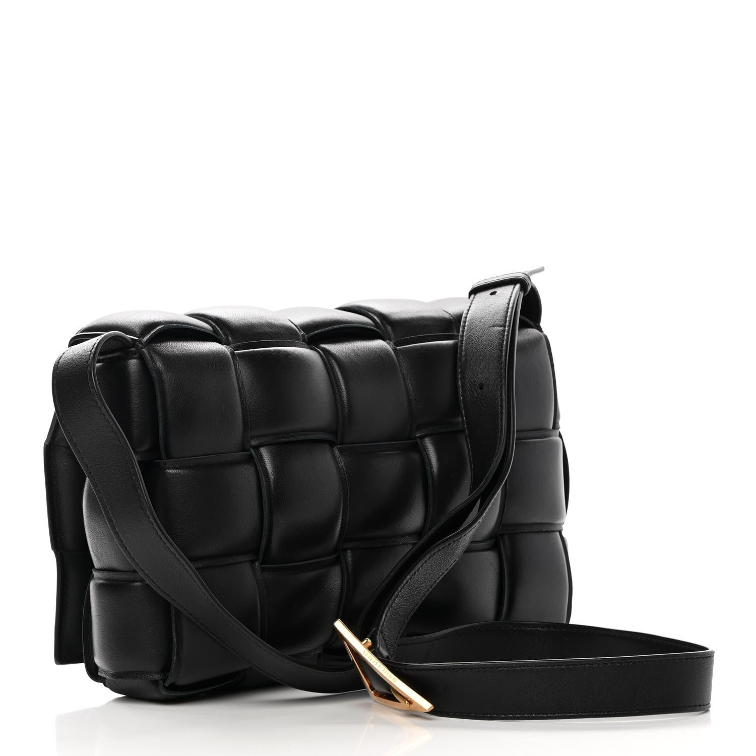 Bottega Veneta Nappa Maxi Intreccio Padded Cassette Crossbody Bag Black 3 of 13