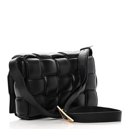Bottega Veneta Nappa Maxi Intreccio Padded Cassette Crossbody Bag Black 3 of 13