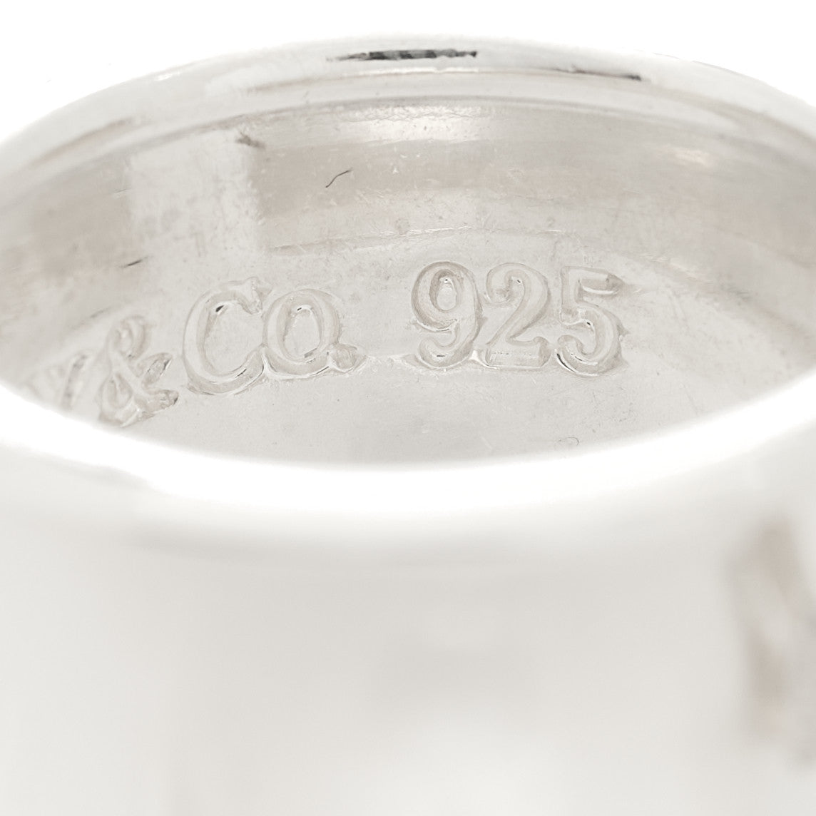 Sterling Silver Wide 1837 Hoop Earrings