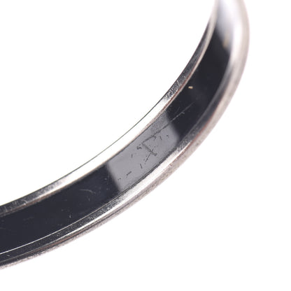 Hermes Enamel Printed Grand Apparat Narrow Bracelet 70 White 6 of 7