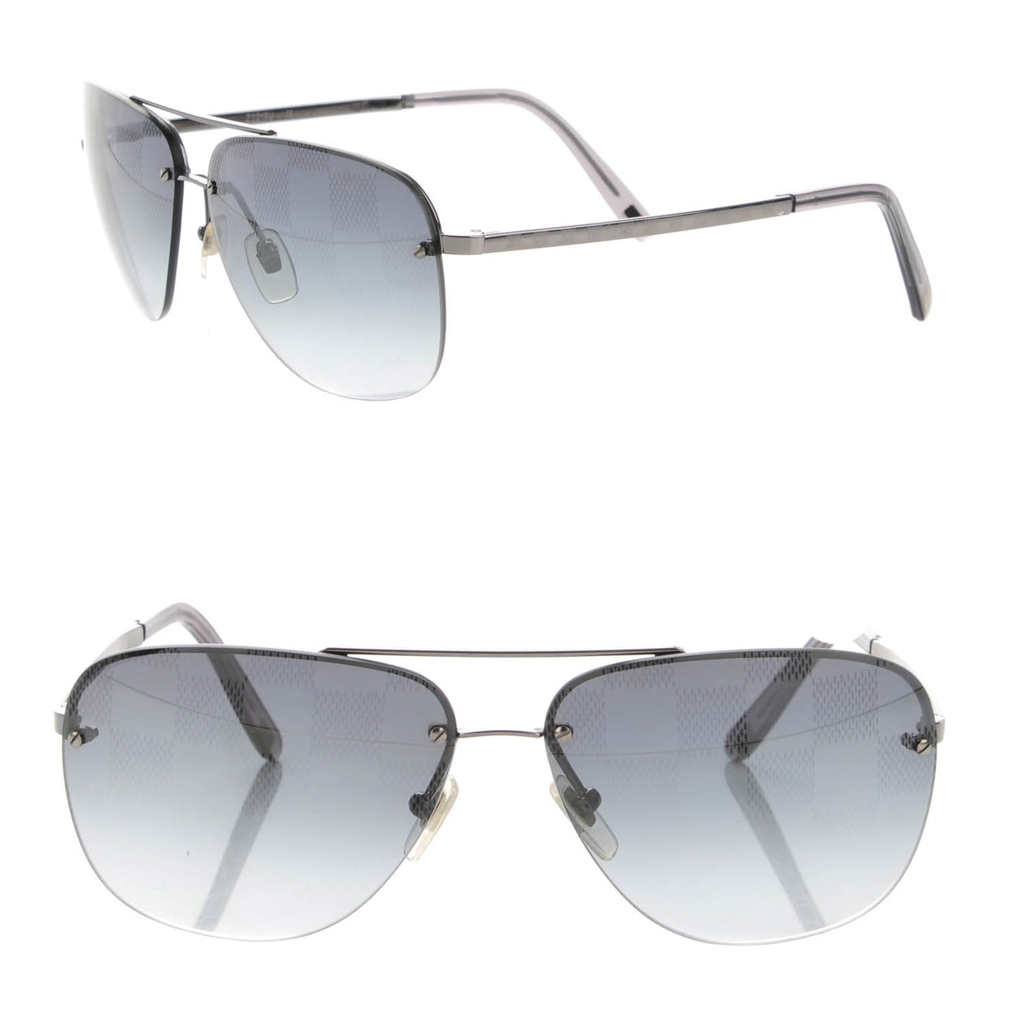 Damier Socoa Aviator Sunglasses Z0216U Silver