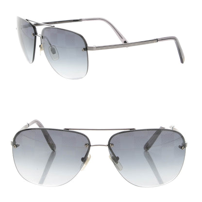 Louis Vuitton Damier Socoa Aviator Sunglasses Z0216U Silver 1 of 6