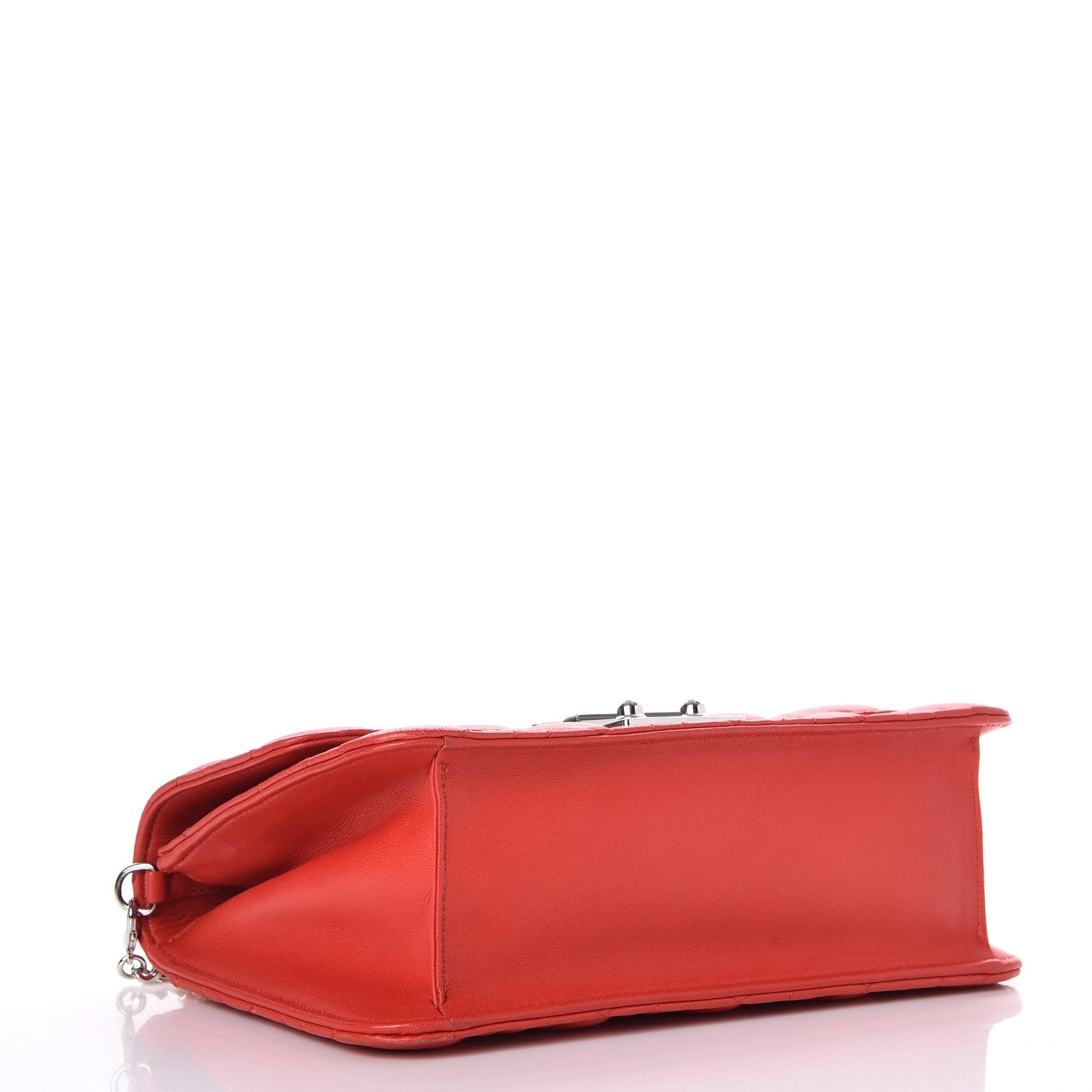 Christian Dior Lambskin Cannage Miss Dior Promenade Pouch Vermillion 4 of 10