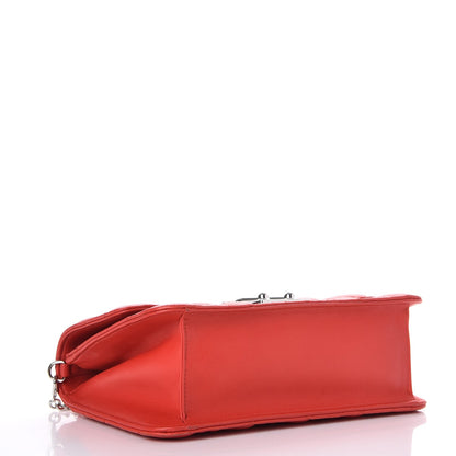 Christian Dior Lambskin Cannage Miss Dior Promenade Pouch Vermillion 4 of 10