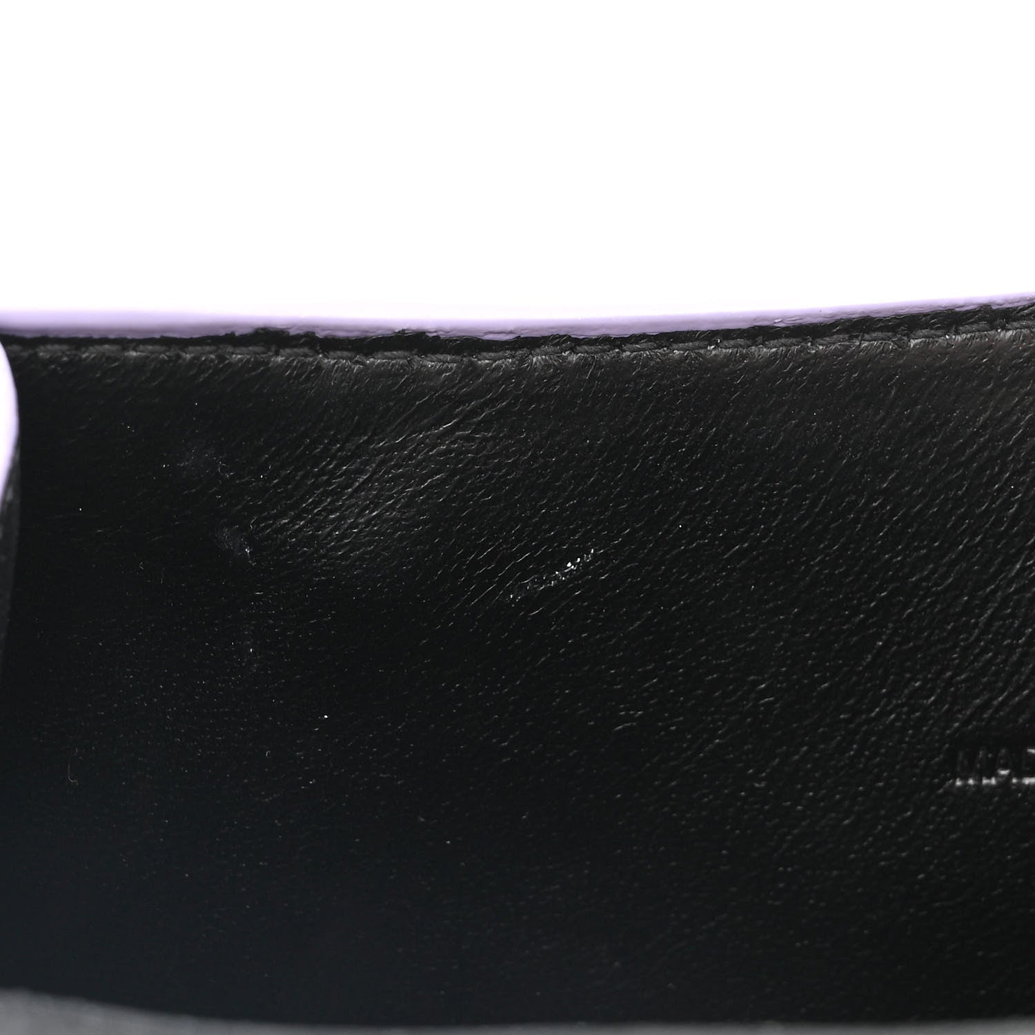 Balenciaga Metallic Calfskin Crocodile Embossed Hourglass Top Handle Bag XS Lilac 15 of 15