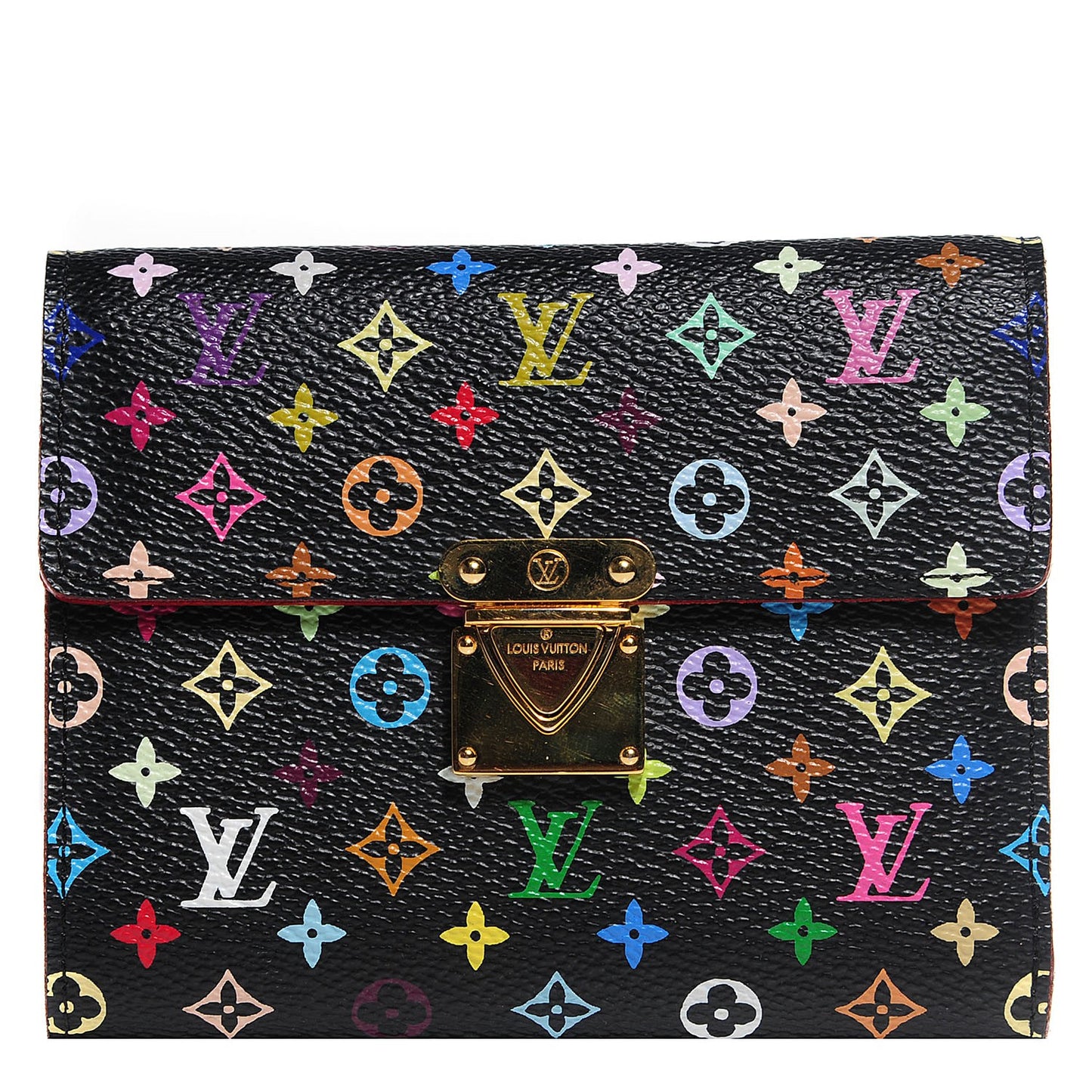 Monogram Multicolor Koala Wallet Black