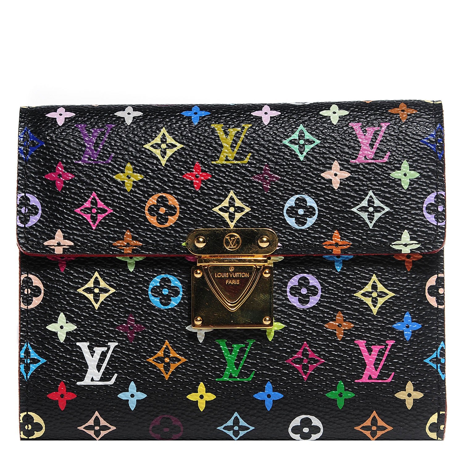 Louis Vuitton Monogram Multicolor Koala Wallet Black 1 of 7