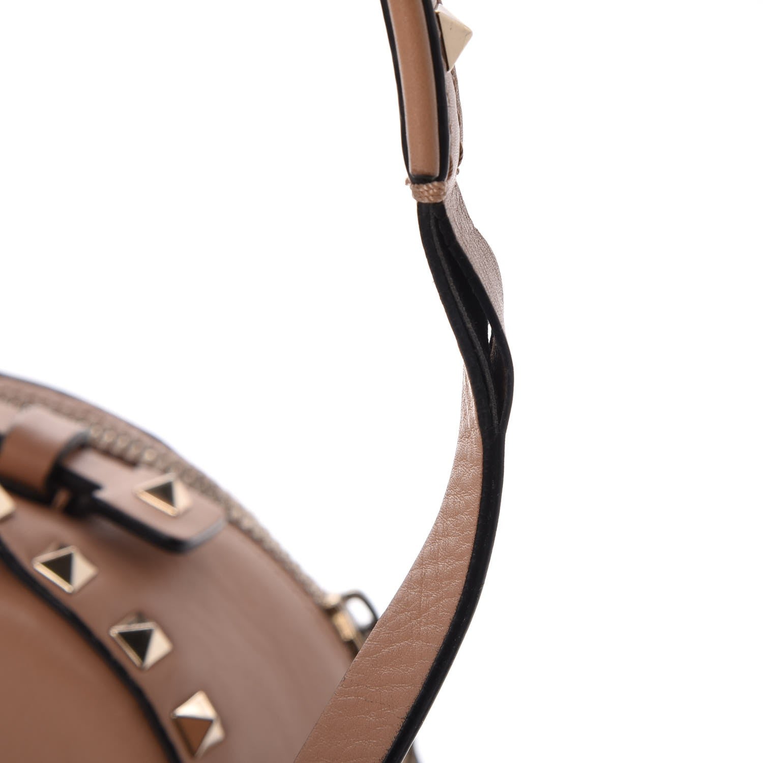 Valentino Garavani Calfskin Mini Rockstud Backpack Alpaca 16 of 23
