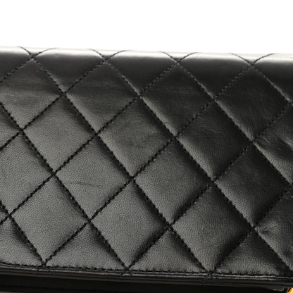 Chanel Lambskin Quilted Mini Single Flap Bag Black 14 of 15