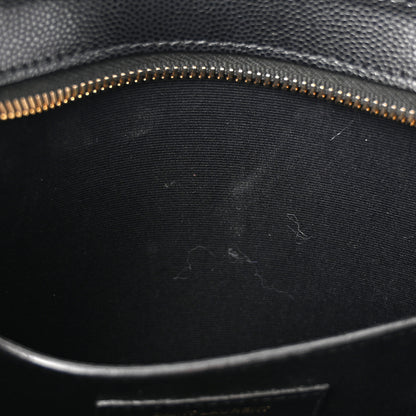 Saint Laurent Grain De Poudre Small Uptown Tote Black 11 of 12
