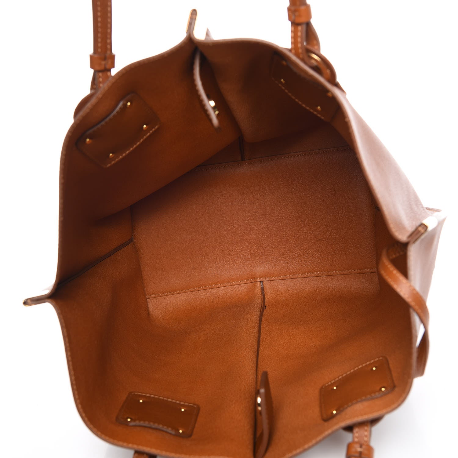 Chloe Smooth Calfskin Medium Vick Tote Caramel 6 of 11