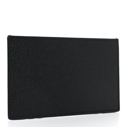 Saint Laurent Grain de Poudre 5 Fragments Card Holder Black 3 of 6