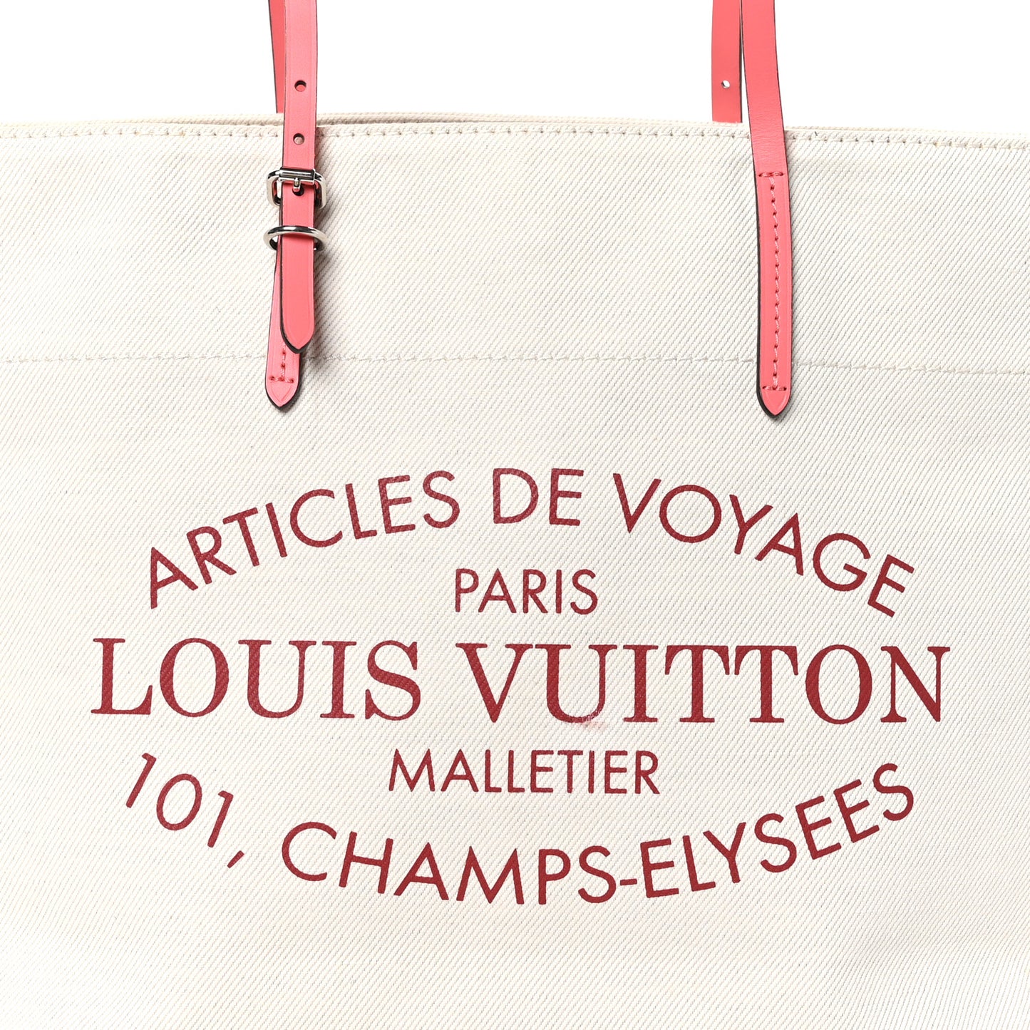 Toile Articles De Voyage Cabas MM Corail