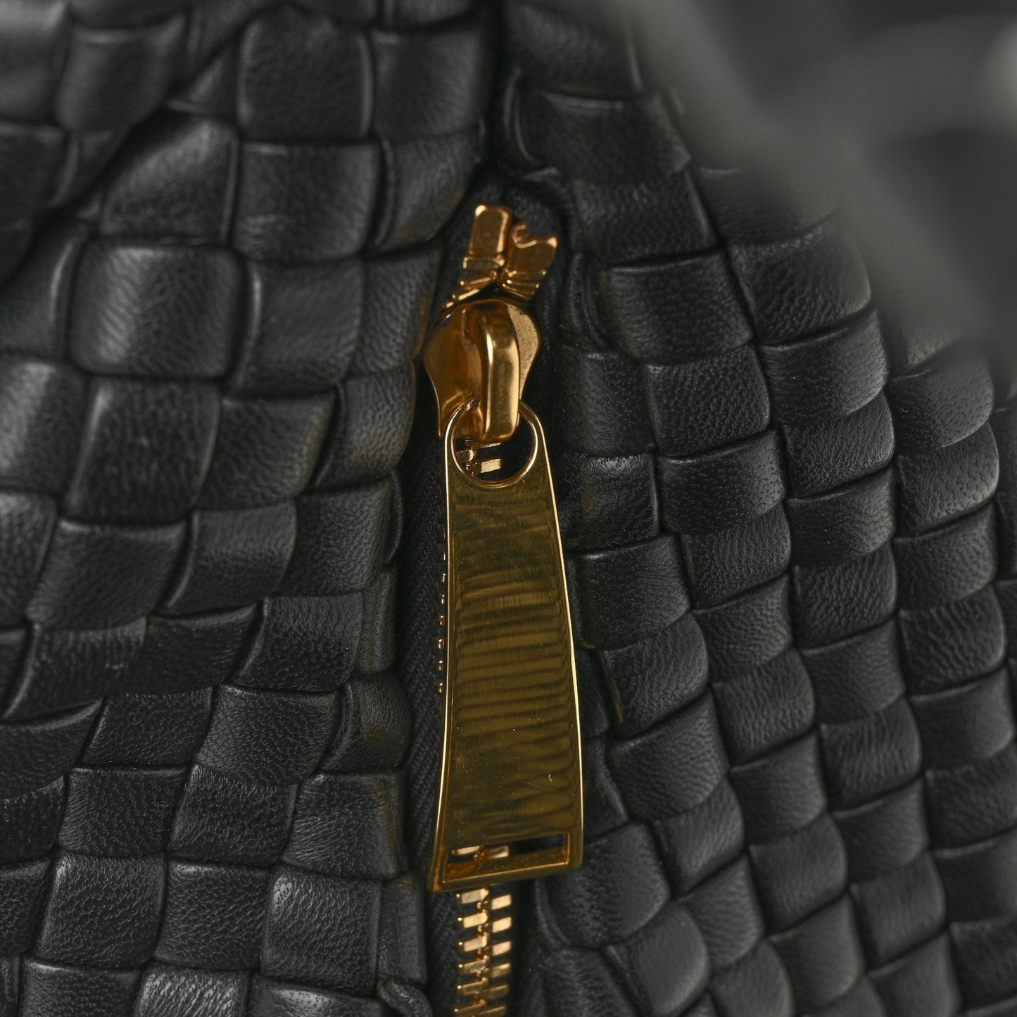 Lambskin Intrecciato Padded Jodie Black