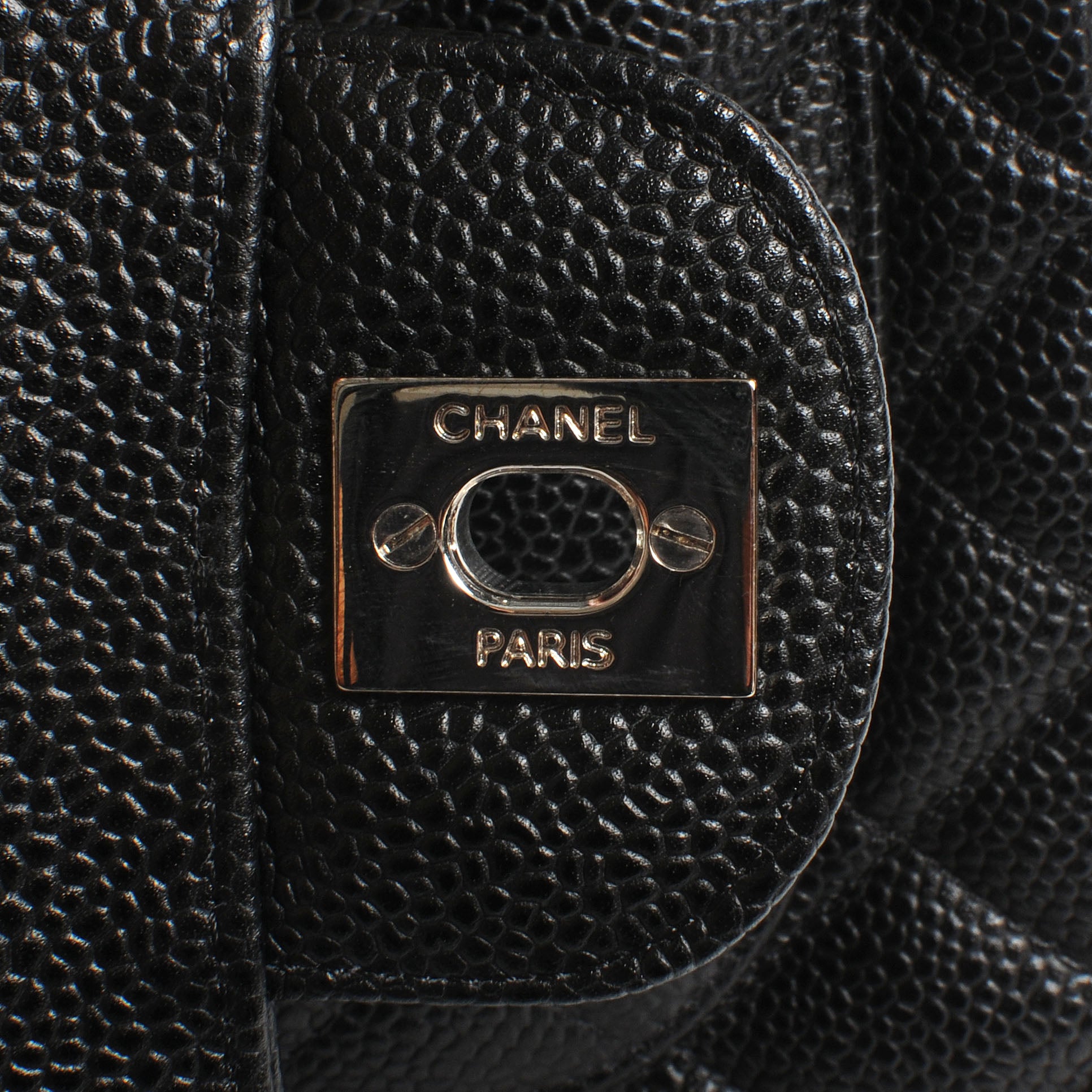 Chanel Caviar Quilted Medium Double Flap Black 6 of 11