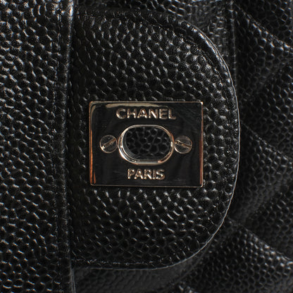 Chanel Caviar Quilted Medium Double Flap Black 6 of 11