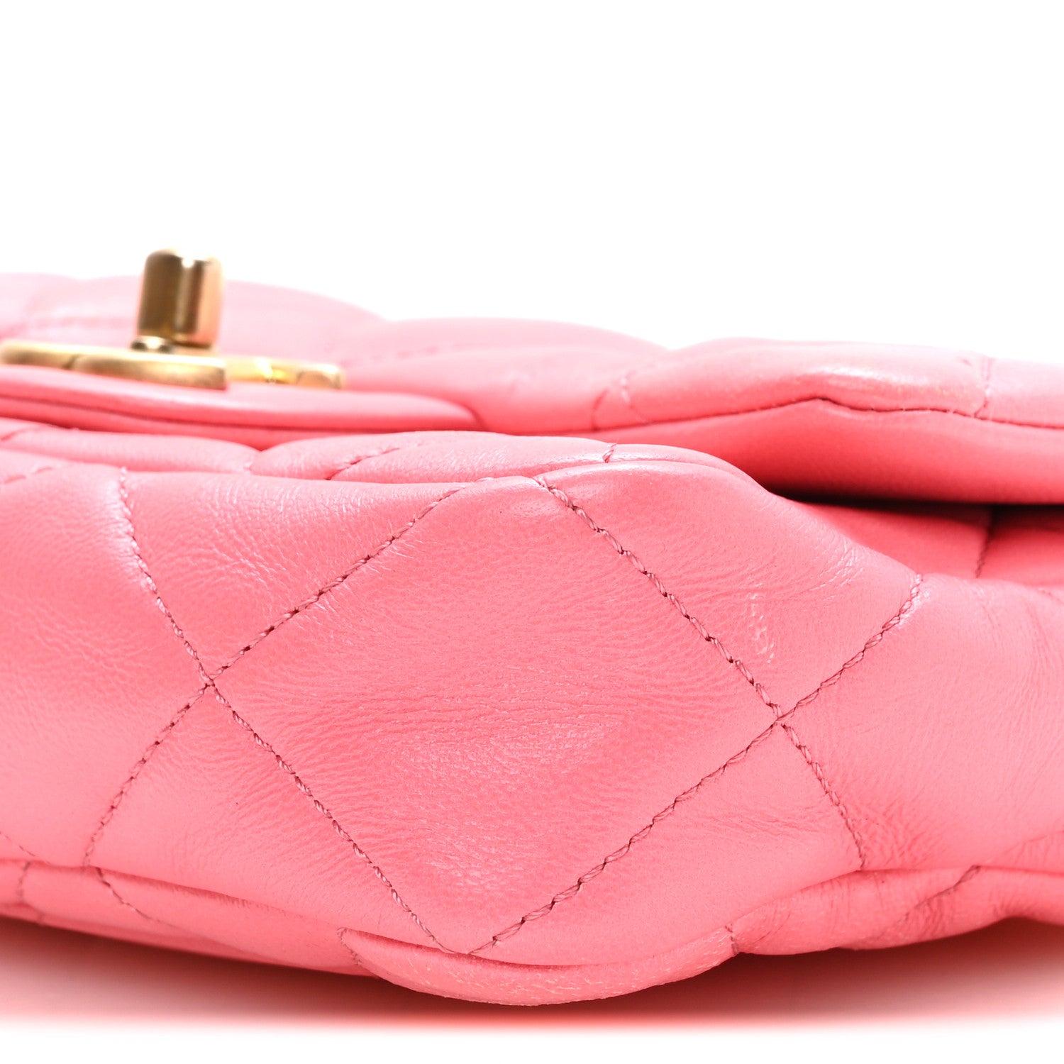 Chanel Lambskin Quilted Mini Funky Town Flap Pink 9 of 10