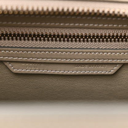 Celine Smooth Calfskin Interstice Micro Luggage Quartz 6 of 10