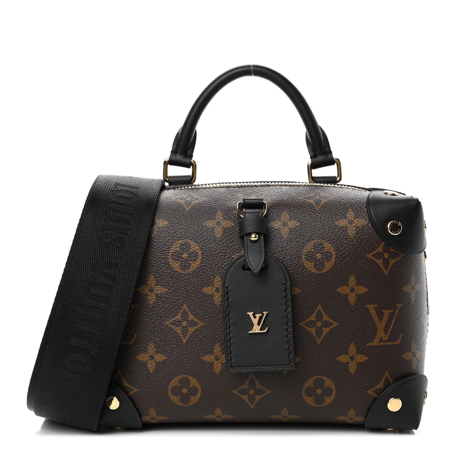 Louis Vuitton Monogram Petite Malle Souple Black 1 of 4