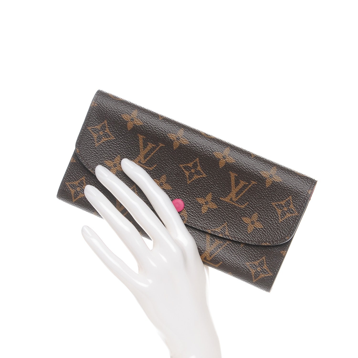 Louis Vuitton Monogram Emilie Wallet Hot Pink 2 of 8