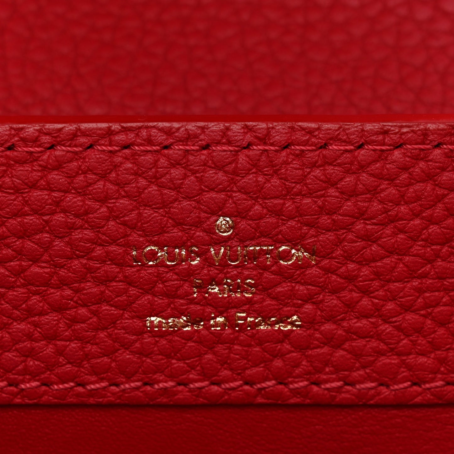 Taurillon Mini Capucines Scarlet